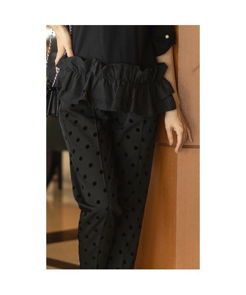 セール】ドット柄テーパードパンツ（その他パンツ）｜Sawa a la mode  