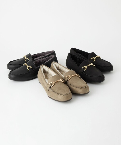 green label relaxing（グリーンレーベルリラクシング）の「ウォーム ビット モカシン シューズ -撥水-（その他シューズ・レディース・その他1/グレー/モカ/ブラック・24cm/23.5cm/23cm/24.5cm/22.5cm/25.5cm/25cm）」の21枚目の写真