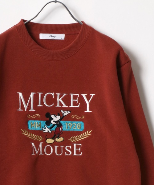 Disney(ディズニー)の「Disney/ディズニー ミッキー くまのプーさん ベイマックス ズートピア キャラクター ワンポイント サガラ刺繍 裏起毛 スウェットトレーナー レディース(スウェット・レディース・ピンク系その他/ブラウン系その他/ブラック/ワイン/サックスブルー/イエロー系その他/グレー系その他/オフホワイト/ダークグリーン/ブラック系その他/アッシュグレー/ネイビー系/イエロー/ネイビー/マスタード/ラベンダー/グリーン系その他/グレー系その他2/ベージュ/グリーン系その他2/グレー系その他3/グレー系その他4/グレー系その他5/ダークブラウン・M/L)」の11枚目の写真