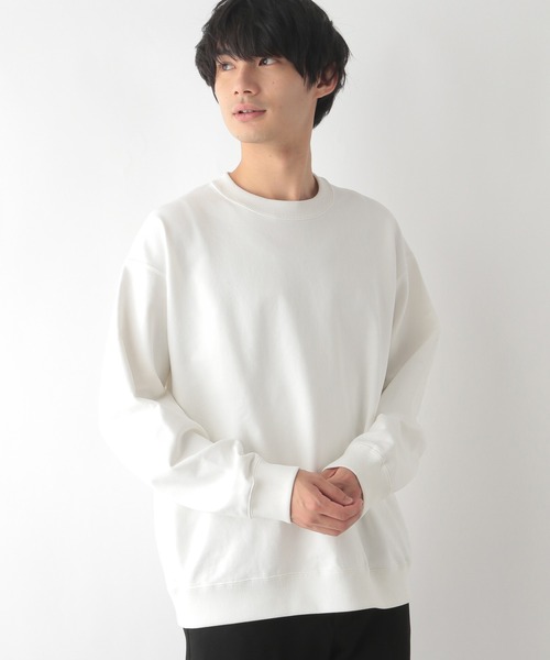 GLOBAL WORK（グローバルワーク）の「乾きやすいスウェット/クルー/裏毛/116233（スウェット・メンズ・ホワイト/ネイビー/チャコールグレー・MEDIUM/X-LARGE/LARGE/SMALL）」の7枚目の写真