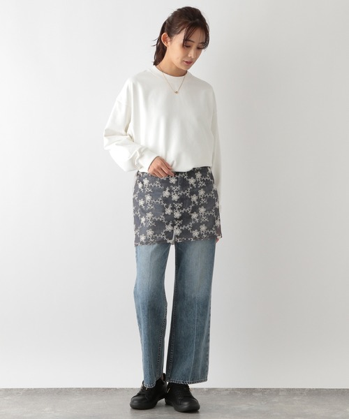 GLOBAL WORK（グローバルワーク）の「乾きやすいスウェット/クルー/裏毛/116233（スウェット・メンズ・ホワイト/ネイビー/チャコールグレー・MEDIUM/X-LARGE/LARGE/SMALL）」の9枚目の写真