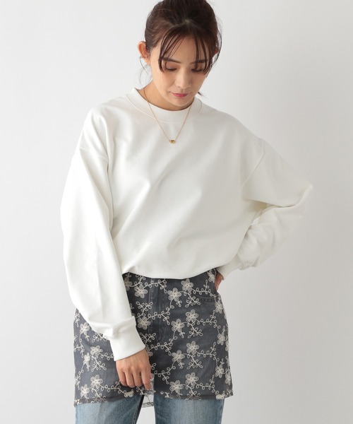 GLOBAL WORK（グローバルワーク）の「乾きやすいスウェット/クルー/裏毛/116233（スウェット・メンズ・ホワイト/ネイビー/チャコールグレー・MEDIUM/X-LARGE/LARGE/SMALL）」の11枚目の写真