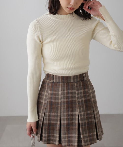 FREE'S MART(フリーズマート)の「◆〈洗える〉マシンウォッシャブルボトルネックニット(ニット/セーター・レディース・ブラック/ブルー/ホワイト/ホワイト系その他・FREE)」の1枚目の写真