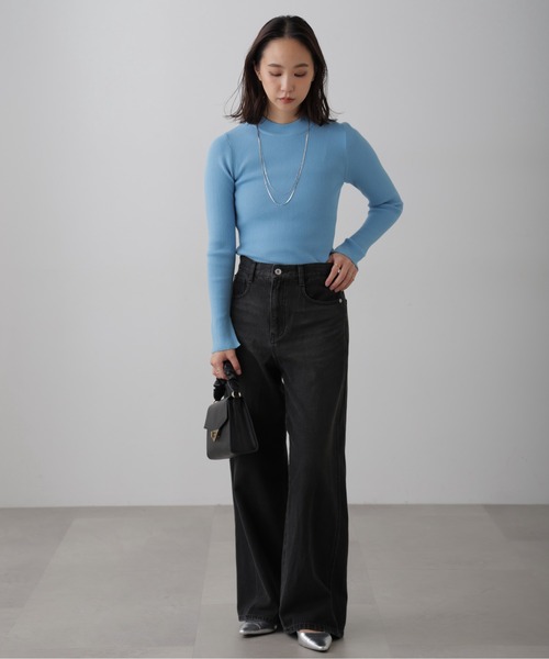 FREE'S MART(フリーズマート)の「◆〈洗える〉マシンウォッシャブルボトルネックニット(ニット/セーター・レディース・ブラック/ブルー/ホワイト/ホワイト系その他・FREE)」の10枚目の写真