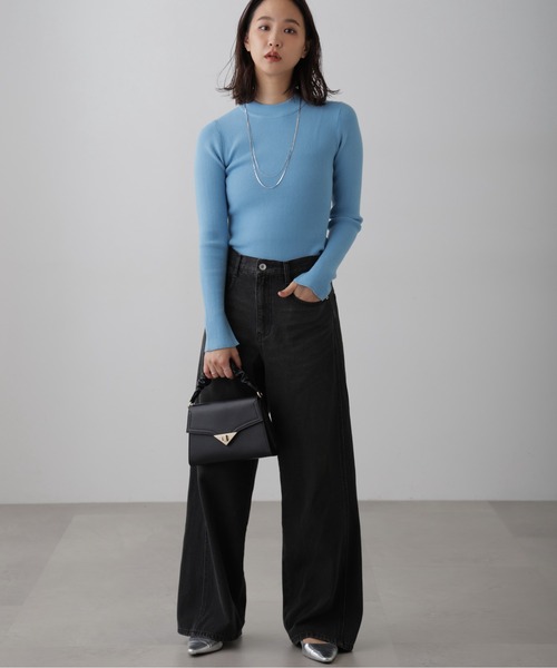 FREE'S MART(フリーズマート)の「◆〈洗える〉マシンウォッシャブルボトルネックニット(ニット/セーター・レディース・ブラック/ブルー/ホワイト/ホワイト系その他・FREE)」の11枚目の写真