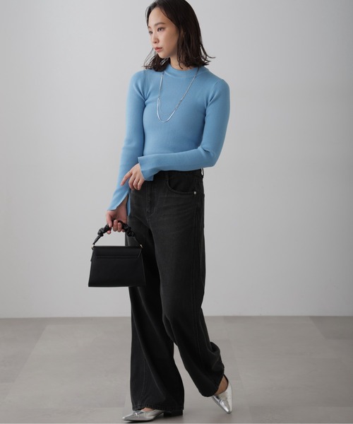 FREE'S MART(フリーズマート)の「◆〈洗える〉マシンウォッシャブルボトルネックニット(ニット/セーター・レディース・ブラック/ブルー/ホワイト/ホワイト系その他・FREE)」の12枚目の写真