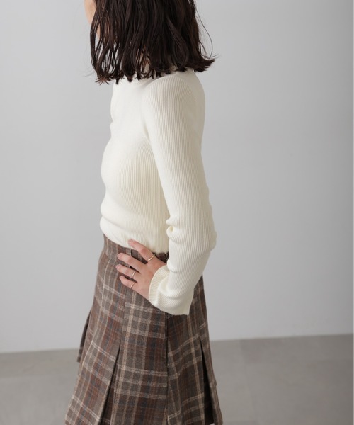 FREE'S MART(フリーズマート)の「◆〈洗える〉マシンウォッシャブルボトルネックニット(ニット/セーター・レディース・ブラック/ブルー/ホワイト/ホワイト系その他・FREE)」の16枚目の写真