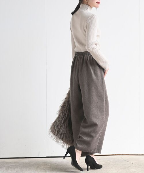 rps(アールピーエス)の「ミックスヘリンボーンワイドパンツ(その他パンツ・レディース・グレー/ブラウン・フリー)」の18枚目の写真