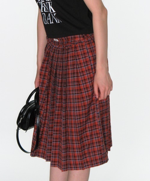 CRANK Frill pleated midi skirt スカート プリーツ G）I-DLE着用CRANK Frill pleated midi skirt - メルカリ