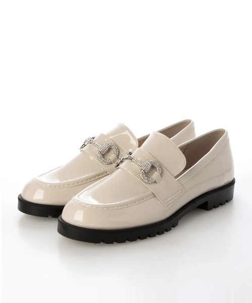 Launa lea(ラウナレア)の「ビジューモチーフ厚底ローファー(SP034)(ローファー・レディース・ブラック/アイボリー・22.0cm/22.5cm/23.0cm/23.5cm/24.0cm/24.5cm/25.0cm)」の14枚目の写真