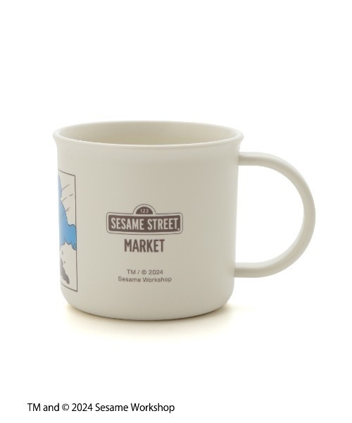 SESAME STREET（セサミストリート）の「【KIDS】クッキーモンスターデザイン キッズコップ（マグ/哺乳瓶/お食事グッズ・レディース・オフホワイト・FREE）」の4枚目の写真