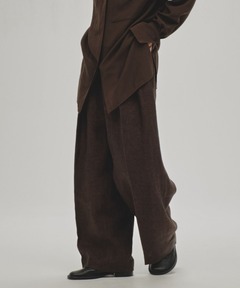 セール】Tuck Linen Trousers（その他パンツ）｜TODAYFUL