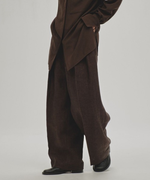 todayful トゥデイフル タックツイルトラウザース パンツ スラックス TODAYFUL/トゥデイフル】Doubletuck Twill Trousers/ダブル