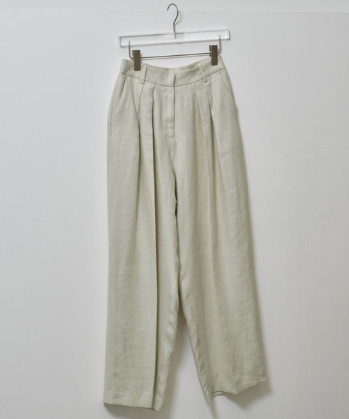 パンツ TODAYFUL Tuck Linen Trousers TODAYFUL/トゥデイフル】Tuck Linen Trousers/タックリネン