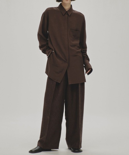 TODAYFUL Tuck Linen Trousers チョコ/36 TODAYFUL Tuck Linen Trousers チョコ 36 - メルカリ