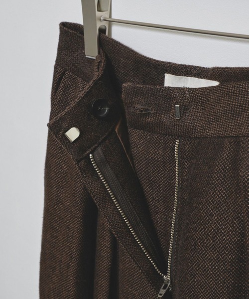 TODAYFUL☆タックリネントラウザース TODAYFUL/トゥデイフル】Tuck Linen Trousers/タックリネン