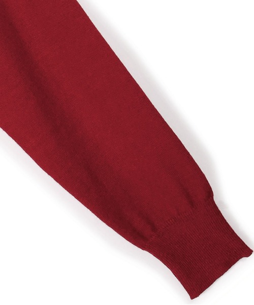 TOKYO SHIRTS（トウキョウシャツ）の「フリルネック ニットプルオーバー（ニット/セーター・レディース・グレー/オフホワイト/ワインレッド/モカ・M/L）」の10枚目の写真