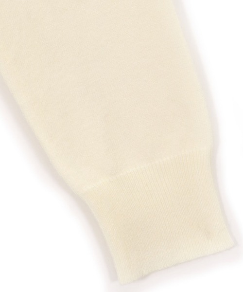 TOKYO SHIRTS（トウキョウシャツ）の「フリルネック ニットプルオーバー（ニット/セーター・レディース・グレー/オフホワイト/ワインレッド/モカ・M/L）」の7枚目の写真