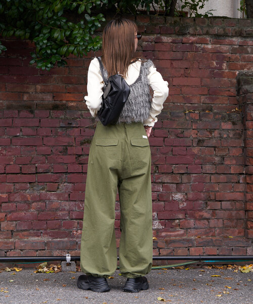 CIAOPANIC（チャオパニック）の「【UNESS/ユーネス】ワイドパラシュートパンツ（その他パンツ・レディース・カーキ・MEDIUM/SMALL）」の12枚目の写真