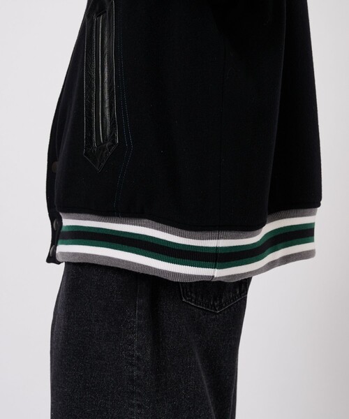 FACETASM（ファセッタズム）の「【FACETASM/ファセッタズム】PATCHED STADIUM JACKET（その他アウター・メンズ・ブルー/ブラック・4）」の21枚目の写真