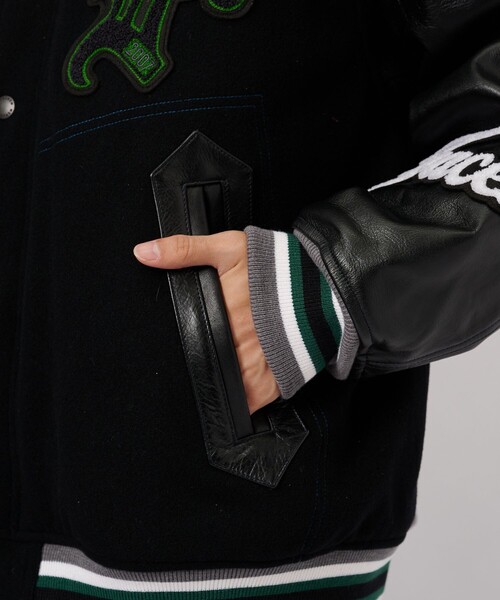 FACETASM（ファセッタズム）の「【FACETASM/ファセッタズム】PATCHED STADIUM JACKET（その他アウター・メンズ・ブルー/ブラック・4）」の20枚目の写真