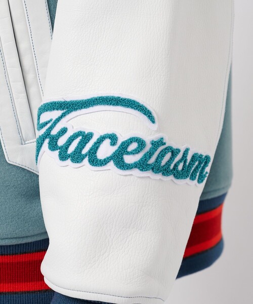 FACETASM（ファセッタズム）の「【FACETASM/ファセッタズム】PATCHED STADIUM JACKET（その他アウター・メンズ・ブルー/ブラック・4）」の5枚目の写真