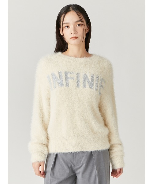 FRAY I.D(フレイアイディー)の「INFINIEフェザーニット(ニット/セーター・レディース・ブルー・FREE)」の9枚目の写真