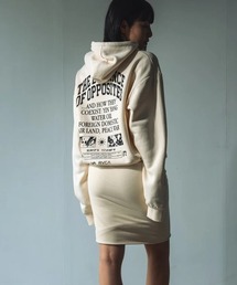 RVCA（ルーカ）の「RVCA レディース PASTE UP HOODIE DRES ワンピース/ルーカバックプリントワンピース（ワンピース）」
