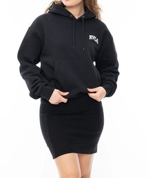 RVCA レディース PASTE UP HOODIE DRES ワンピース/ルーカバックプリントワンピース