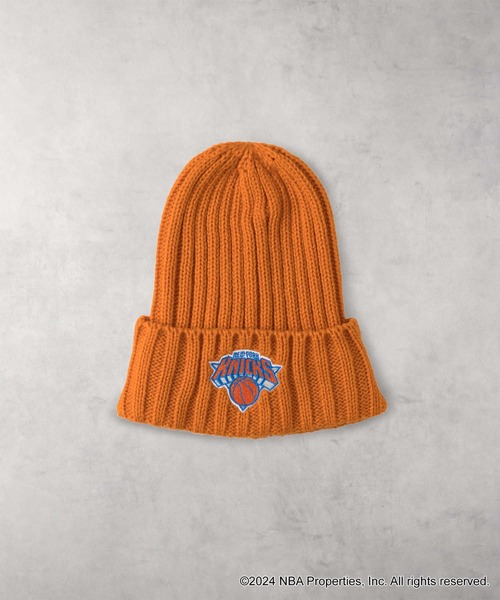 Right-on（ライトオン）の「【NBA】チームカラーニットワッチ（ニットキャップ/ビーニー・メンズ・オレンジ/ブラック・フリー）」の3枚目の写真