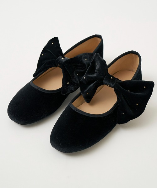 one after another NICE CLAUP(ワンアフターアナザーナイスクラップ)の「3wayカスタムバレエシューズ(バレエシューズ・レディース・アイボリー/ブラック/ブラック系その他・S/M/L)」の21枚目の写真