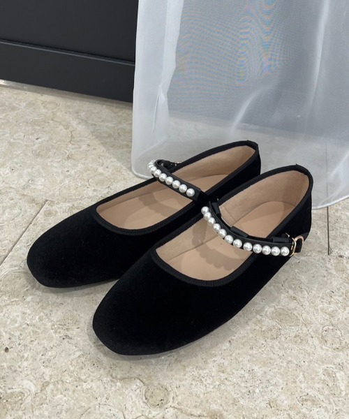 one after another NICE CLAUP(ワンアフターアナザーナイスクラップ)の「3wayカスタムバレエシューズ(バレエシューズ・レディース・アイボリー/ブラック/ブラック系その他・S/M/L)」の12枚目の写真