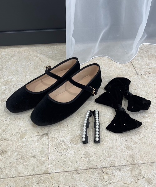 one after another NICE CLAUP(ワンアフターアナザーナイスクラップ)の「3wayカスタムバレエシューズ(バレエシューズ・レディース・アイボリー/ブラック/ブラック系その他・S/M/L)」の13枚目の写真