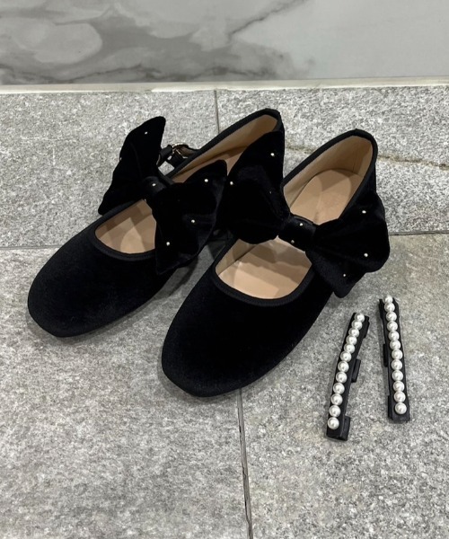 one after another NICE CLAUP(ワンアフターアナザーナイスクラップ)の「3wayカスタムバレエシューズ(バレエシューズ・レディース・アイボリー/ブラック/ブラック系その他・S/M/L)」の18枚目の写真