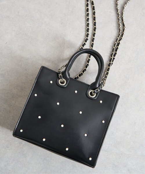 VENCEEXCHANGE(ヴァンスエクスチェンジ)の「パール2WAYトートバッグ(トートバッグ・レディース・シルバー/ブラック/オフホワイト/その他1・FREE)」の11枚目の写真