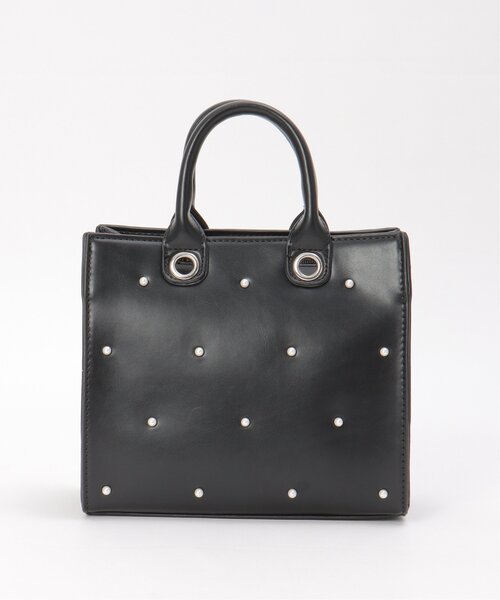 VENCEEXCHANGE(ヴァンスエクスチェンジ)の「パール2WAYトートバッグ(トートバッグ・レディース・シルバー/ブラック/オフホワイト/その他1・FREE)」の19枚目の写真