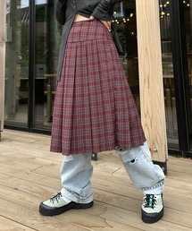 プリーツ切りっぱスカート
