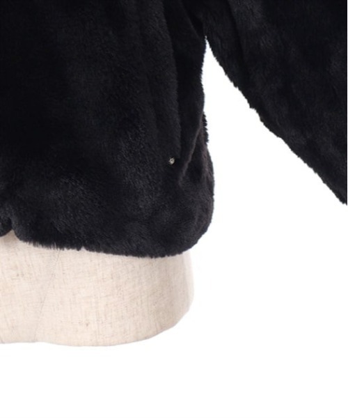 axes femme（アクシーズファム）の「ショートファーコート（ピーコート・レディース・キナリ/ブラック・FREE）」の22枚目の写真