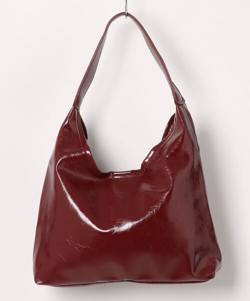 BARELY BLUE（ベアリーブルー）の「【 BARELY BLUE / ベアリーブルー 】ワンショルダー パテントレザー トートバッグ（トートバッグ・レディース・ブラック/ブラウン/ワインレッド・FREE）」の11枚目の写真