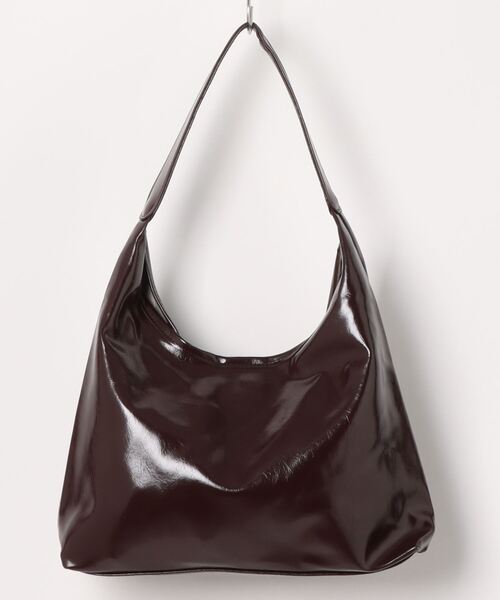 BARELY BLUE（ベアリーブルー）の「【 BARELY BLUE / ベアリーブルー 】ワンショルダー パテントレザー トートバッグ（トートバッグ・レディース・ブラック/ブラウン/ワインレッド・FREE）」の12枚目の写真