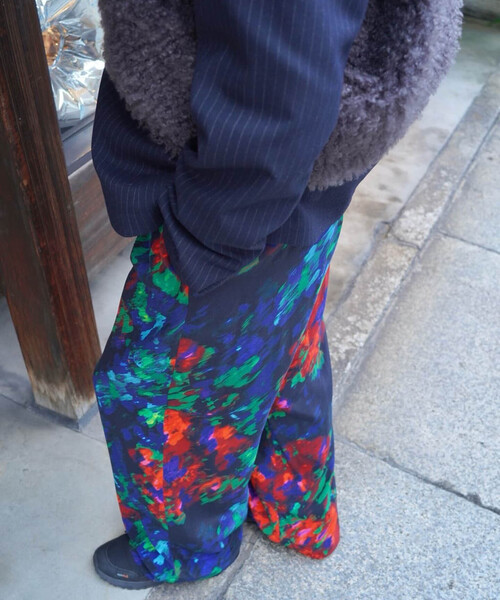 JOURNAL STANDARD LUXE（ジャーナルスタンダード　ラックス）の「Cu/Rローンフラワー イージーパンツ（その他パンツ・レディース・コバルトブルー・FREE）」の8枚目の写真