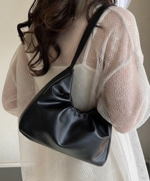 Teem Store | スクエアミニハーフムーンバッグ ショルダーワンハンドルバッグ(ショルダーバッグ)