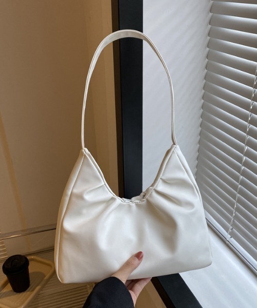 Teem Store（チームストア）の「スクエアミニハーフムーンバッグ ショルダーワンハンドルバッグ（ショルダーバッグ・レディース・ブラック/ブラウン/ホワイト・F）」の17枚目の写真