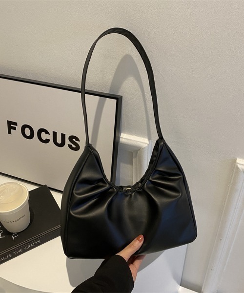 Teem Store（チームストア）の「スクエアミニハーフムーンバッグ ショルダーワンハンドルバッグ（ショルダーバッグ・レディース・ブラック/ブラウン/ホワイト・F）」の22枚目の写真