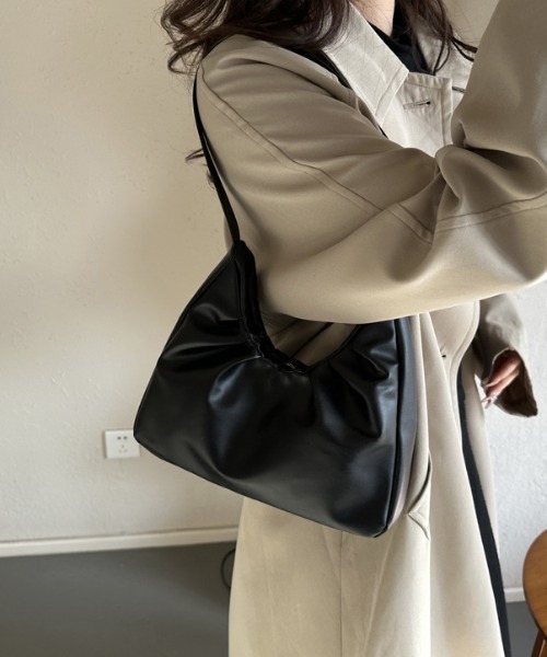 Teem Store（チームストア）の「スクエアミニハーフムーンバッグ ショルダーワンハンドルバッグ（ショルダーバッグ・レディース・ブラック/ブラウン/ホワイト・F）」の20枚目の写真