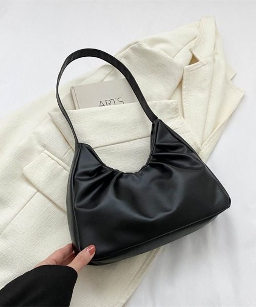 Teem Store（チームストア）の「スクエアミニハーフムーンバッグ ショルダーワンハンドルバッグ（ショルダーバッグ・レディース・ブラック/ブラウン/ホワイト・F）」の21枚目の写真