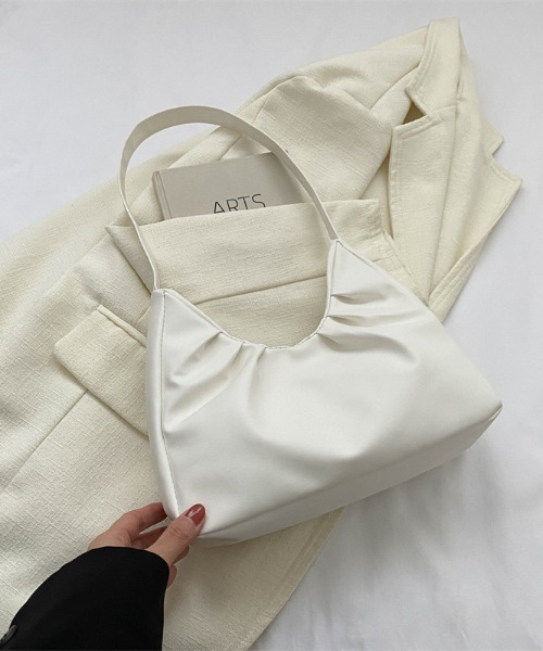 Teem Store（チームストア）の「スクエアミニハーフムーンバッグ ショルダーワンハンドルバッグ（ショルダーバッグ・レディース・ブラック/ブラウン/ホワイト・F）」の7枚目の写真