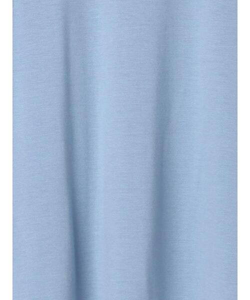 Samansa Mos2 blue（サマンサモスモスブルー）の「【帯電防止】タートルネックプルオーバー（ニット/セーター・レディース・ブルー/オフホワイト/ブラック・F）」の15枚目の写真