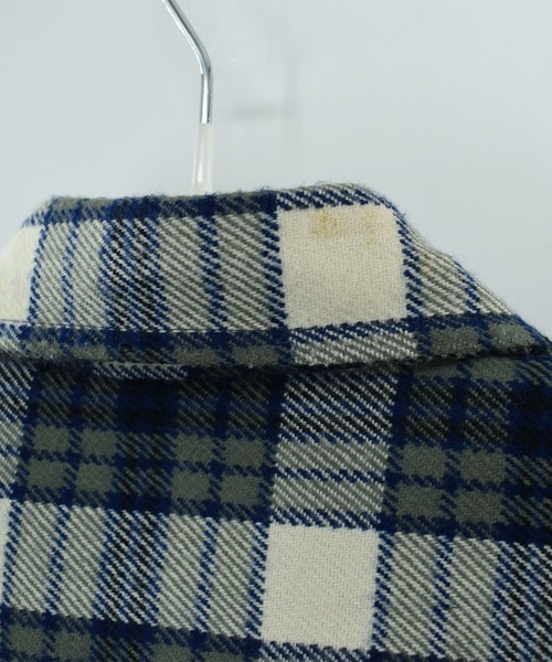 LABORATORY R（ラボラトリーアール）の「【ヴィンテージ古着】80’s Grizzly チェック柄シャツ（シャツ/ブラウス・メンズ・ブルー・MEDIUM）」の10枚目の写真
