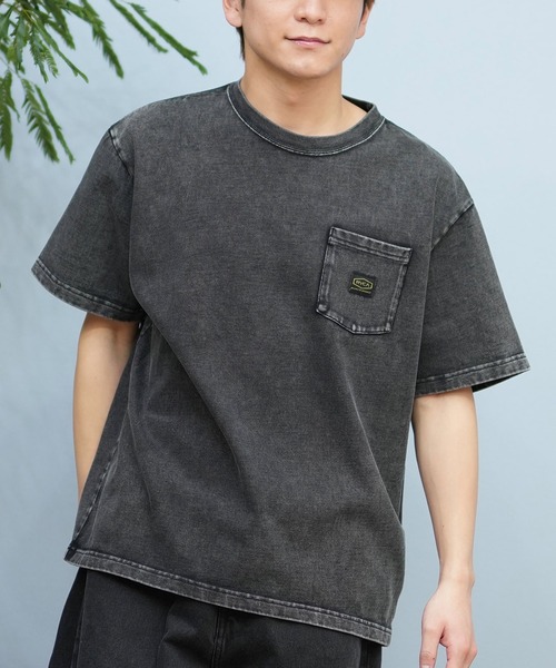 RVCA(ルーカ)の「RVCA/ルーカ 半袖Tシャツ ポケット BF041-262(Tシャツ/カットソー・メンズ・スミクロ/ブラック/ホワイト・L/M/S)」の3枚目の写真